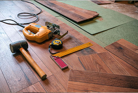 Wood, Vinyl, and Tile Flooring Installation